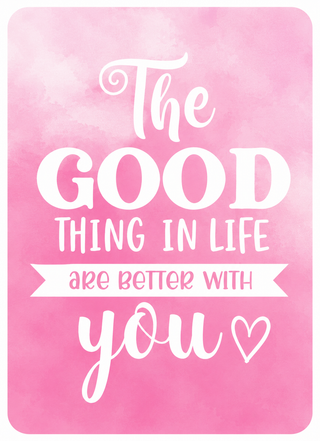 The Good Things in Life Magnetic Keepsake Card #HPM-GOOD