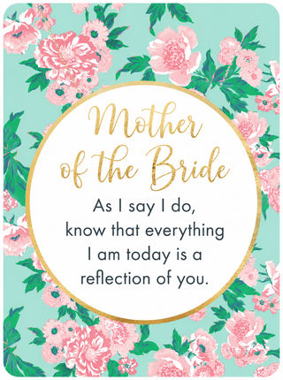 Mother of the Bride Magnetic Keepsake Card #HPM-MOBVIC