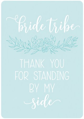 Bride Tribe Magnetic Keepsake Card #HPM-BTRIBE