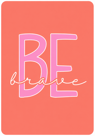 Be Brave Magnetic Keepsake Card #HPM-BEBRAVE