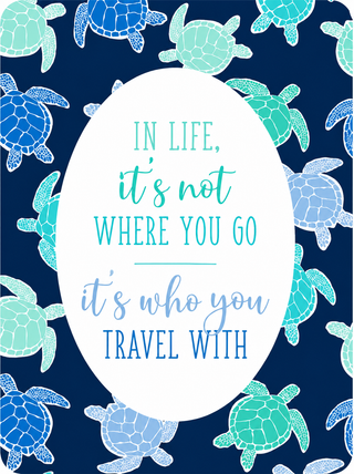It's Not Where You Go Magnetic Keepsake Card #HPM-TRAVEL