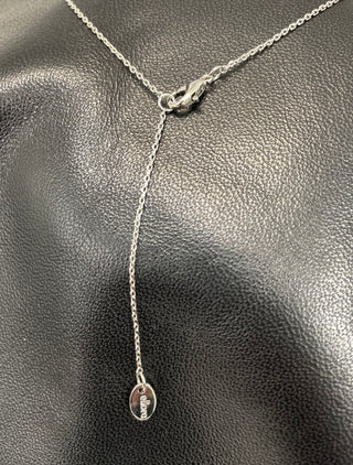 Silver Flower Pedal Necklace #EN038S-FLOWER