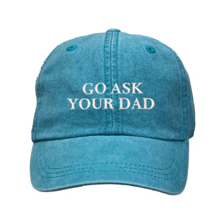 Light Pink Go Ask Your Dad Cap #M190VL-ASKDAD