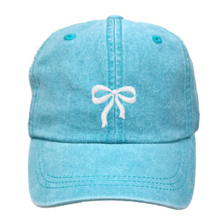 Bow Embroidered Baseball Hat Cute Coquette Cap for Women and Girls #M190VL-BOW