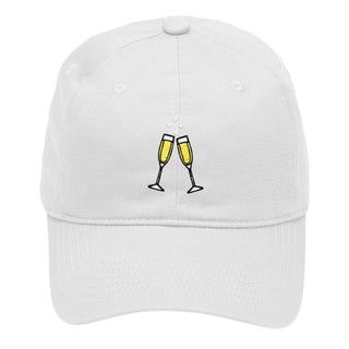 Champagne Embroidered Hat Celebration Baseball Cap Unisex #M190VL-AQ-CHAMP