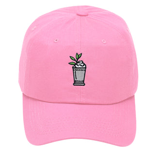Mint Julep Embroidered Baseball Hat Derby Cocktail Cap for Women #M190VL-JULEP24