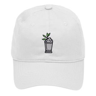 Mint Julep Embroidered Baseball Hat Derby Cocktail Cap for Women #M190VL-JULEP24