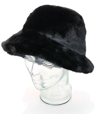 Women’s Super Soft Faux Fur Bucket Hat | Winter Fashion #HFUR114