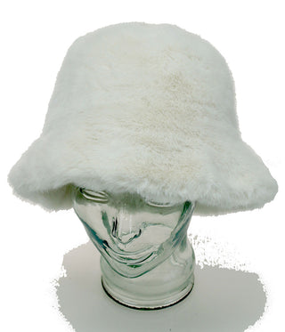 Women’s Super Soft Faux Fur Bucket Hat | Winter Fashion #HFUR114