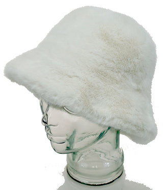 Women’s Super Soft Faux Fur Bucket Hat | Winter Fashion #HFUR114