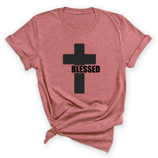 Blessed Cross T-Shirt #HPTS43-BLESSED