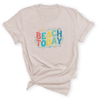 Beach Today T-Shirt, Women's Coastal Vacation Shirt #HPTS-BTODAY