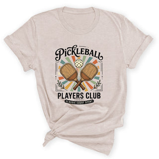 Pickleball Players Club T-Shirt Player Gift #HPTS43-PPC