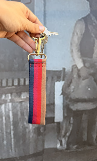 Bright Stripe Keychain Wristlet Strap #MNA106VL-STRP