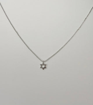 Silver Star of David Necklace #ENS-STAR-DAVID