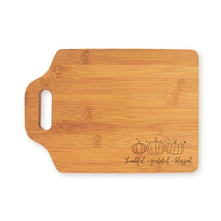 Thankful, Grateful, Blessed Small Cutting Board #LCB896-TGB24