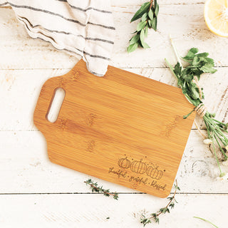Thankful, Grateful, Blessed Small Cutting Board #LCB896-TGB24