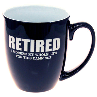 Retired Damn Cup - Large Black 16oz Coffee Mug #LMG6K-RETIRED