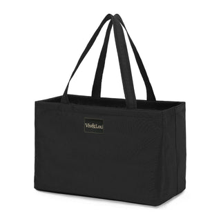 Viv&Lou® Large Black Ultimate Tote Oversized Travel Beach Weekender Carryall #M105VL-BLK-VL206