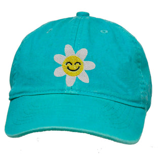 Daisy Smile Mint Kid's Cap #M185VL-MINT-SDAIS