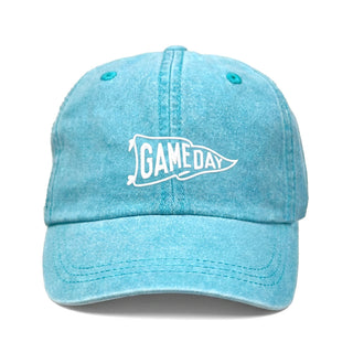 Embroidered Game Day Pennant Hat Vintage Football Baseball Cap #M190VL-GDPEN