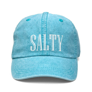 Salty Embroidered Beach Hat for Women Cute Summer Cotton Baseball Cap #M190VL-SALTY24