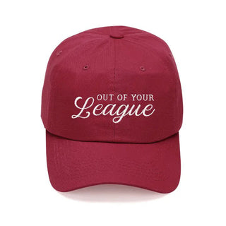 (D)Garnet Out of Your League Cap #M190VL-GAR-LEAGUE25
