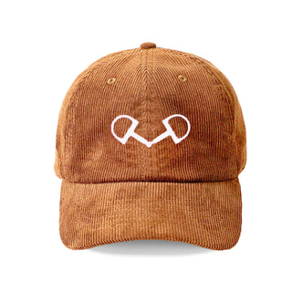 Horse Bit Corduroy Hat Equestrian Cap for Women #M193VL-CORD-HB