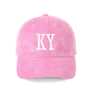 Kentucky Varsity Letter Hat Corduroy Baseball Cap #M193VL-CORD-KY
