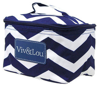 Viv&Lou® Navy-White Mini Cosmetic Bag #M303ZZ-NAVY-VLU