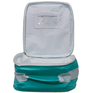 Viv&Lou® Mint-White Insulated Lunch Box #M503-MINT-VLP