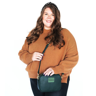 Viv&Lou® Brand Green Crossbody Purse #M707-EMER-VL108