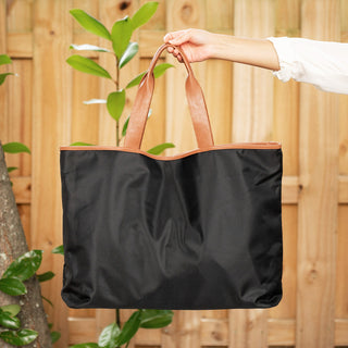 Black Nylon Ally Tote - BLANK #M731VL-BLK
