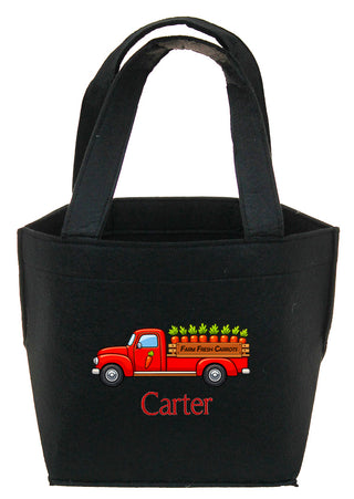 Easter Truck - Personalized Felt Easter Tote #M959VL-TRUCK-P