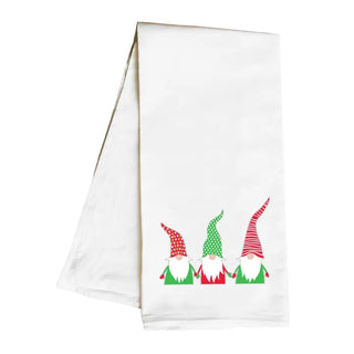Christmas Gnomes Hand Tea Towel #HPHT-GNOME