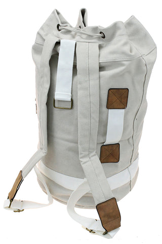 Viv&Lou® 20" Tall White Canvas Duffle Bag #MB3768W-VL