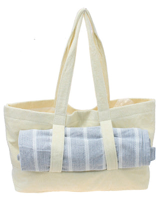 Beach Please Extra Large Towel Tote #MB4030Y-BP
