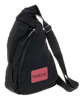 Viv&Lou® Black Crossbody Sling Bag #MB40820K-VLP