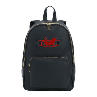 Black Backpack Stylish Travel Work School Everyday Bag #MG320-BLK