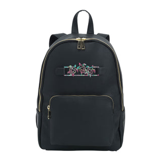 Black Backpack Stylish Travel Work School Everyday Bag #MG320-BLK