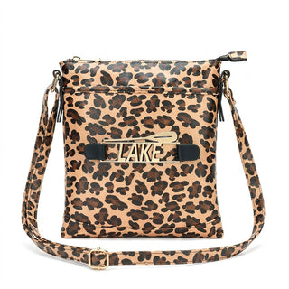 Viv&Lou® Leopard Grace Crossbody Boutique Purse with Snap off Acrylic Panel #MG860-LPRD