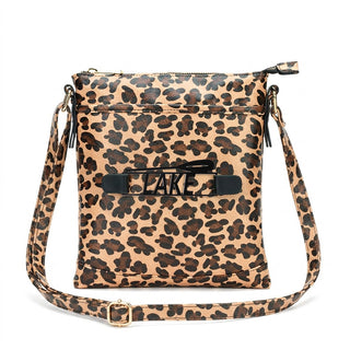 Viv&Lou® Leopard Grace Crossbody Boutique Purse with Snap off Acrylic Panel #MG860-LPRD