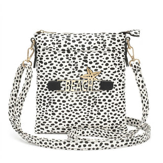 Viv&Lou® Spot On Crossbody Boutique Purse with Snap off Acrylic Panel #MG860-SPOT