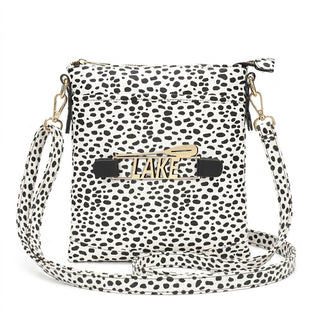 Viv&Lou® Spot On Crossbody Boutique Purse with Snap off Acrylic Panel #MG860-SPOT
