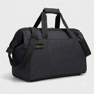 Black Frame Top Duffle Bag #P573BLK-P106