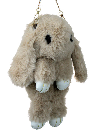 Faux Fur Bunny Rabbit Crossbody Chain Purse #P5FURBBAG