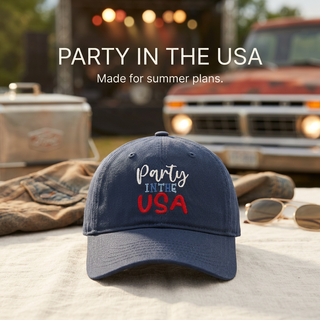Party in the USA Trucker Hat #M197VL & M190VL-PARTUSA