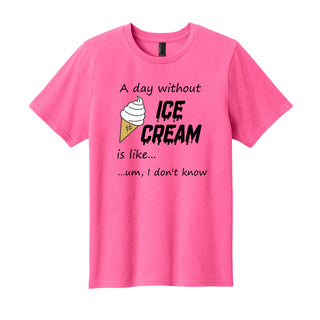 A Day Without Ice Cream Kid's T-Shirt Graphic Tee for Boys & Girls #TSY54-ICECREAM