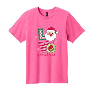 Love Santa Face Christmas Kids T-Shirt Graphic Tee for Boys & Girls #TSY54-LVSANT