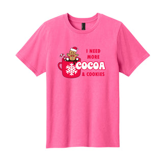 More Cocoa and Cookies Christmas Kids T-Shirt Graphic Tee for Boys & Girls #TSY54-MORECOCOA